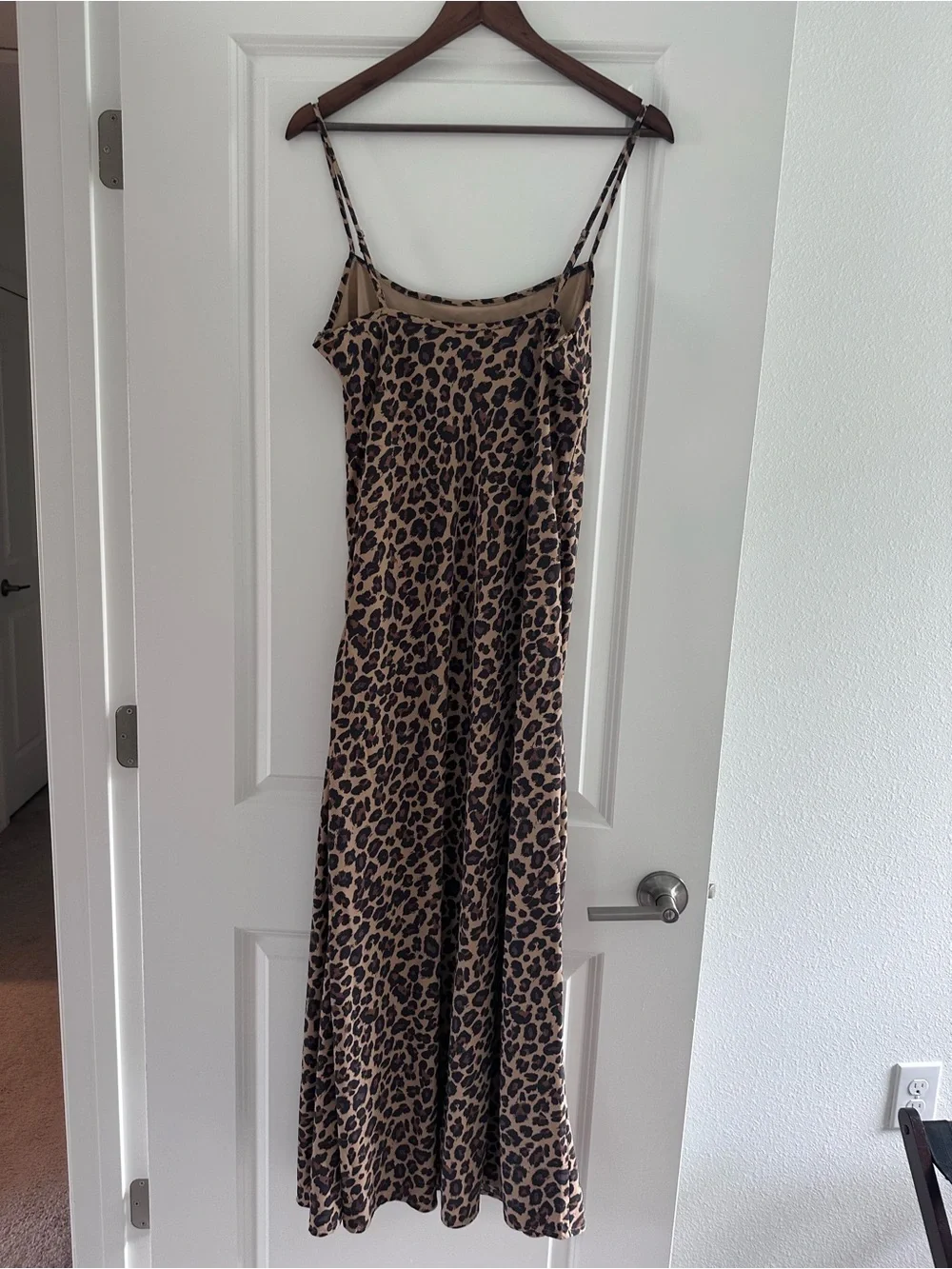Abercrombie Leopard Print Slip Dress